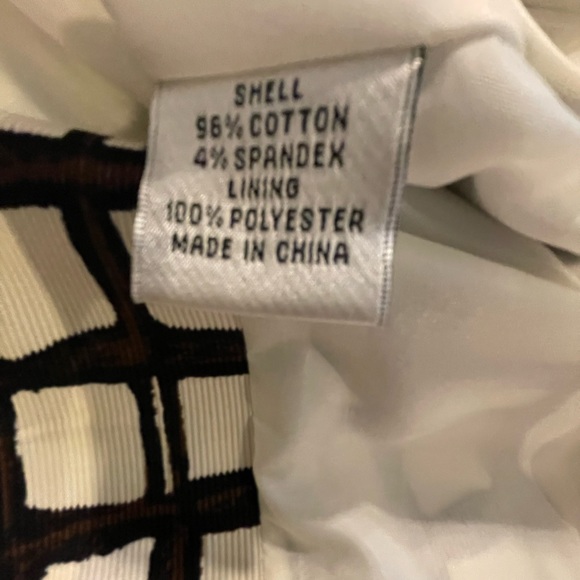 Talbots Abstract Print Button Down Dress 4 FREE SHIP - Picture 5 of 5